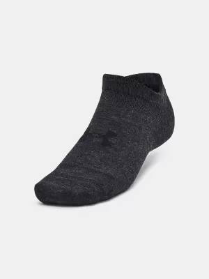 Čarape UNDER ARMOUR ESSENTIAL NO SHOW (3 PÁRY) 1382623-001 CRNA