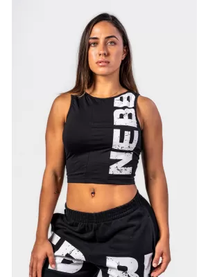 Majica bez rukava SNATCHED 627 BLACK Nebbia