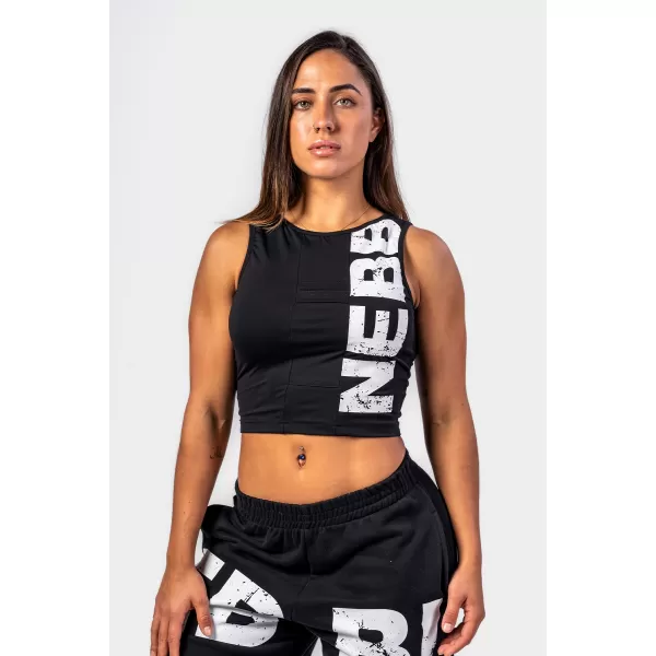  Majica bez rukava SNATCHED 627 BLACK Nebbia 