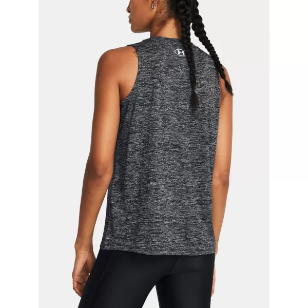  Ženska majica bez rukava UNDER ARMOUR TECH TANK TWIST 1383656-001 CRNA 