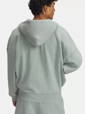 Muški sweatshirt UNDER ARMOUR ICON HWT FLEECE WASH FZ 6000651-348 ZELENA