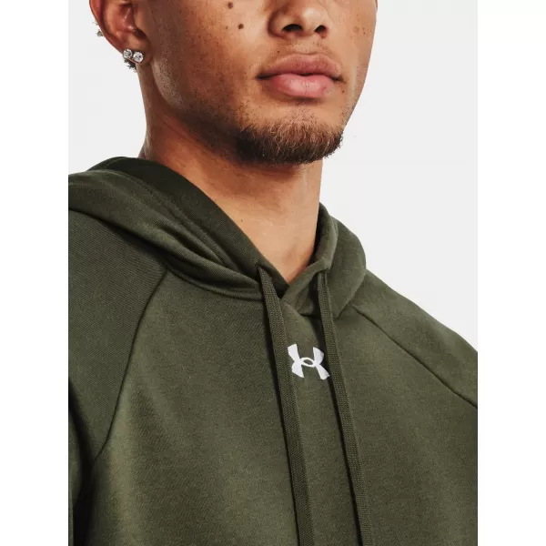  Muški sweatshirt UNDER ARMOUR UA RIVAL FLEECE HOODIE ZELENA 