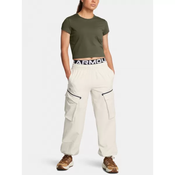  Ženska majica kratkih rukava UNDER ARMOUR MERIDIAN BABY TEE 1387729-390 ZELENA 