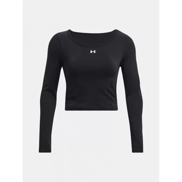  Ženska majica kratkih rukava UNDER ARMOUR TRAIN SEAMLESS LS 1379150-001 CRNA 