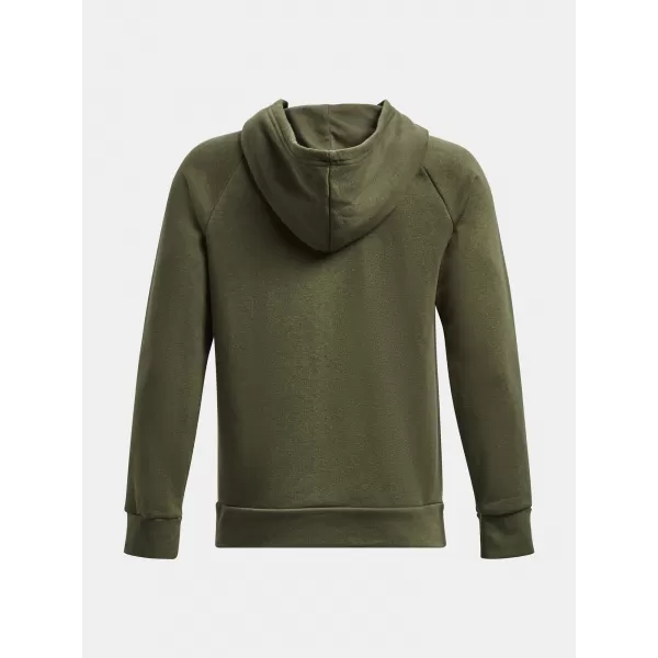  Trenirka za dječake UNDER ARMOUR RIVAL FLEECE HOODIE 1379792-390 ZELENA 