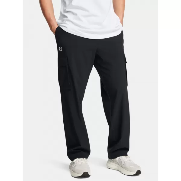  Muške sportske hlače UNDER ARMOUR VIBE WOVEN CARGO PANTS 1386558-001 CRNA 