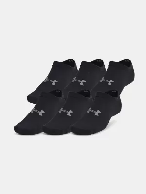 Čarape UNDER ARMOUR UA ESSENTIAL NO SHOW 6PK CRNA