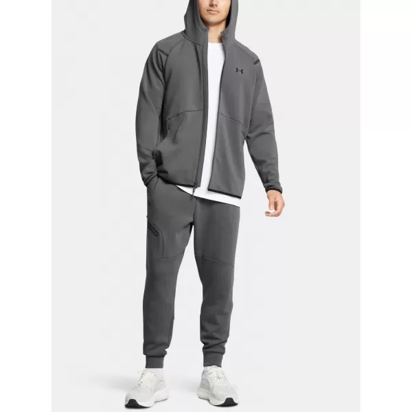  Muški sweatshirt UNDER ARMOUR UNSTOPPABLE FLC FZ HD EU 1389352-025 SIVA 