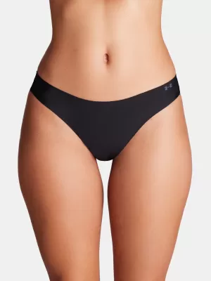 Ženske tange UNDER ARMOUR PURE STRETCH NS TANGA 1383893-001 CRNA