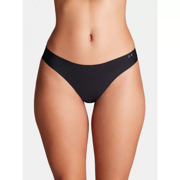  Ženske tange UNDER ARMOUR PURE STRETCH NS TANGA 1383893-001 CRNA 