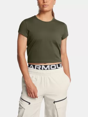Ženska majica kratkih rukava UNDER ARMOUR MERIDIAN BABY TEE 1387729-390 ZELENA