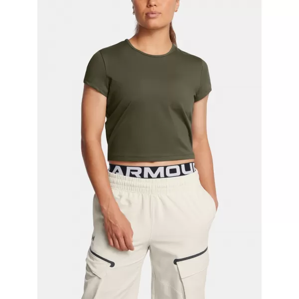  Ženska majica kratkih rukava UNDER ARMOUR MERIDIAN BABY TEE 1387729-390 ZELENA 
