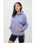 Oversize majica s kapuljačom GYM RAT 256 SVIJETLO LJUBIČASTA Nebbia