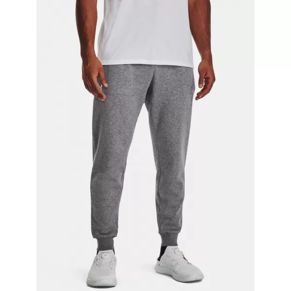  Muške trenirke UNDER ARMOUR RIVAL FLEECE JOGGERS 1379774-025 SIVA 