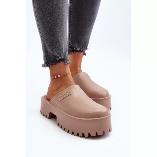  Ženske papuče BIG STAR NN274016 BEŽ Big Star Shoes 