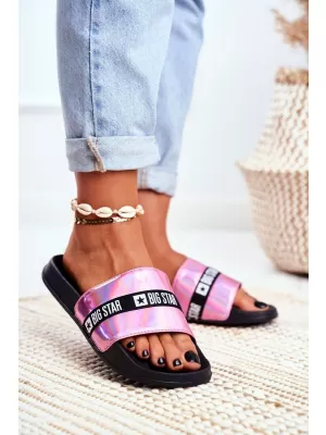 Modne ženske papuče BIG STAR GG274008 PINK Big Star Shoes