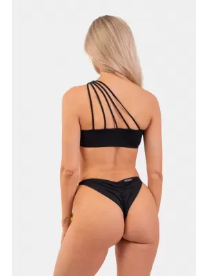 Bandeau kupaći kostim na jedno rame - Top 448 BLACK Nebbia