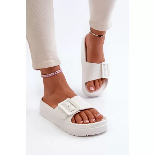  Ženske papuče BIG STAR NN274A661 WHITE Big Star Shoes 