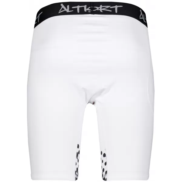  Muške sportske tajice iznad koljena premium ALTISPORT VOJ/ALM109LEG02 BIJELA 