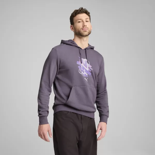  Muška dukserica PUMA NEYMAR JR CREATIVITY HOODIE 660099_01 LJUBIČASTI UGLJEN 