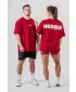 Oversized majica kratkih rukava GYM ESSENTIALS 381 TAMNOCRVENA Nebbia