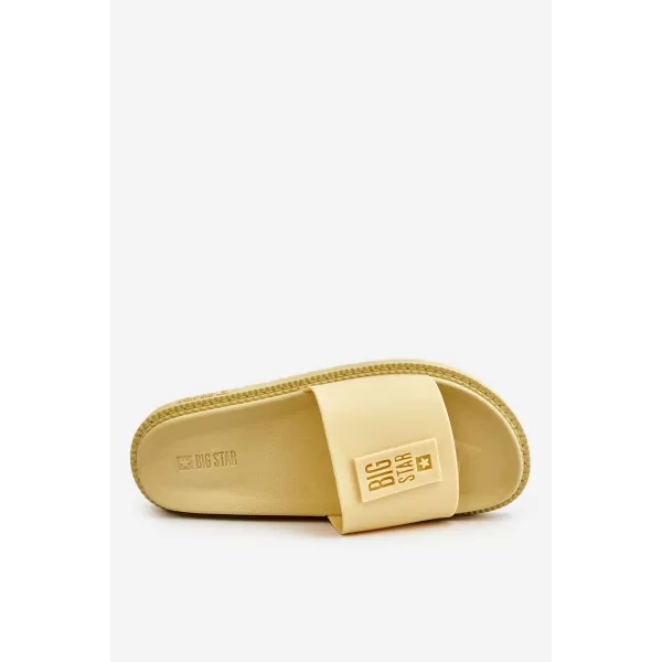  Ženske papuče BIG STAR JJ274A305 YELLOW Big Star Shoes 