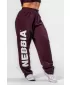 Široke široke trenirke BOYFRIEND STYLE 432 TAMNOCRVENA Nebbia