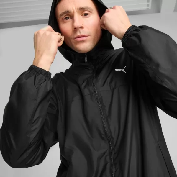  Muška vjetrovka PUMA ESS REGULAR WINDBREAKER 684625-01 CRNA 