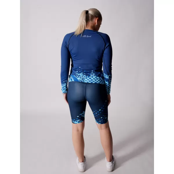  Ženska premium funkcionalna majica dugih rukava ALTISPORT VOJ/ALW109TR03 KRALJEVSKO PLAVA 