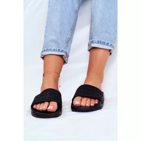  Modne ženske papuče BIG STAR DD274A271 BLACK Big Star Shoes 