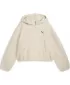 Ženska majica PUMA WARDROBE ESS OVERSIZED POLAR FLEECE HOODIE 632048-87 BIJELA BOJA
