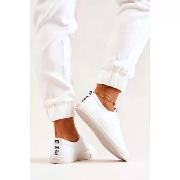  Ženske kožne tenisice BIG STAR JJ274311 WHITE Big Star Shoes 
