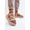 Ženske sandale BIG STAR NN274A528 BEIGE Big Star Shoes