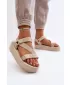 Ženske sandale BIG STAR NN274A528 BEIGE Big Star Shoes