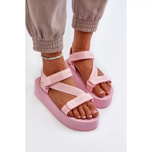  Ženske sandale BIG STAR NN274A533 PINK Big Star Shoes 