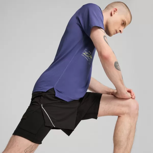  Kratke hlače PUMA M RUN ULTRAWEAVE 2IN1 5"" SHORT​ 526635-01 CRNI 