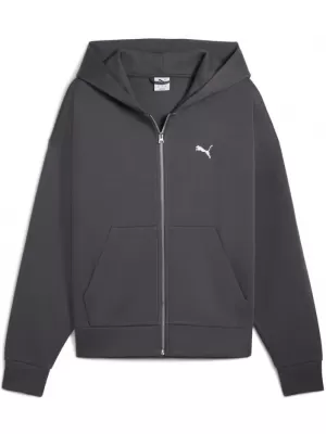 Muška dukserica PUMA WARDROBE ESS BOXY FULL-ZIP HOODIE DK 632066-44 SIVA