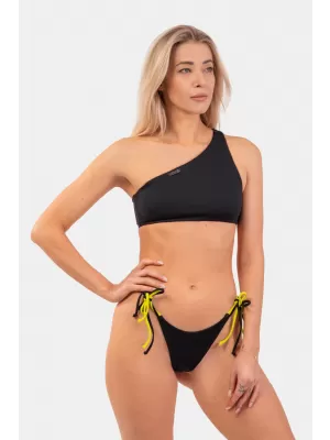 Bandeau kupaći kostim na jedno rame - Top 448 BLACK Nebbia