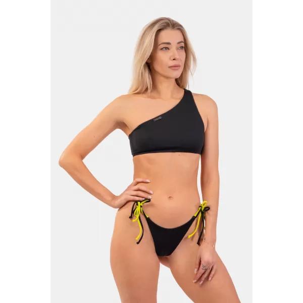  Bandeau kupaći kostim na jedno rame - Top 448 BLACK Nebbia 