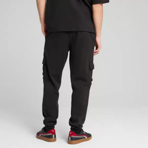  Muške trenirke PUMA ESS CARGO PANTS FL CL 682656-01 CRNA 