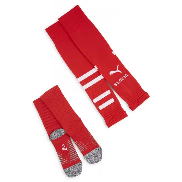  Nogomet PUMA TEAM SKS GRAPHIC SOCKS PROMO 775220_03 PUMA CRVENA/PUMA BIJELA 