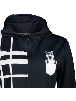 Ženska premium funkcionalna majica s patentnim zatvaračem ALTISPORT VOJ/ALW098MI02 SHIBA