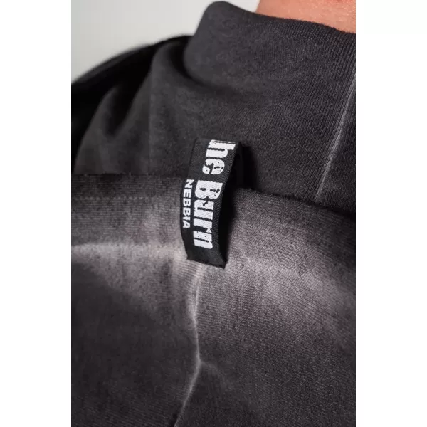  Isprana majica s patentnim zatvaračem GYM BRO 362 BLACK Nebbia 
