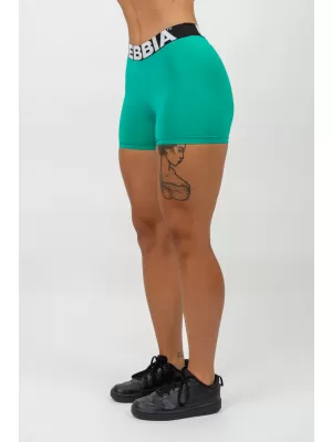 Fitness kratke hlače s visokim strukom GLUTE PUMP 240 GREEN Nebbia