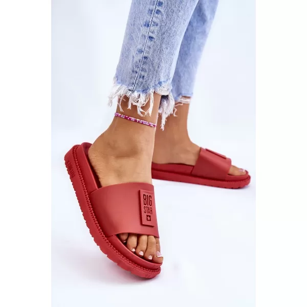 Ženske papuče BIG STAR LL274430 RED Big Star Shoes 