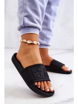 Modne ženske papuče BIG STAR DD274A271 BLACK Big Star Shoes