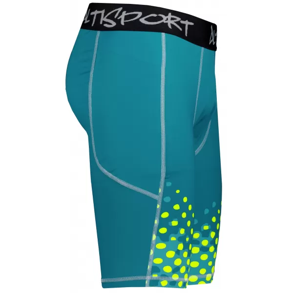  Muške sportske tajice iznad koljena premium ALTISPORT VOJ/ALM109LEG02 SMARAGDNO-FLUO 