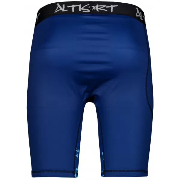  Muške sportske tajice iznad koljena premium ALTISPORT VOJ/ALM109LEG02 KRALJEVSKO PLAVA 