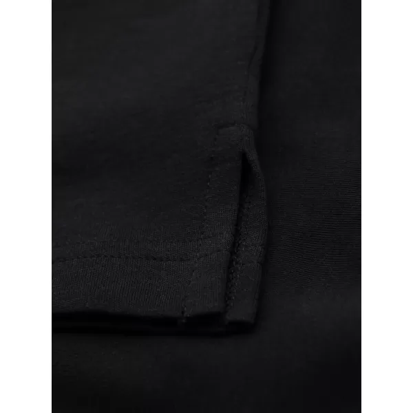  Muški majica OMBRE OM-POSS-0148 CRNI 