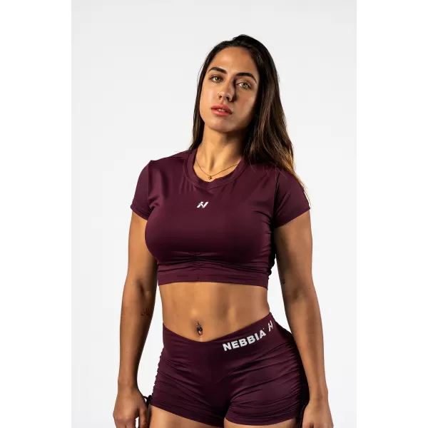  Crop top otvorenih leđa STRONG BEAUTY 430 TAMNOCRVENA Nebbia 